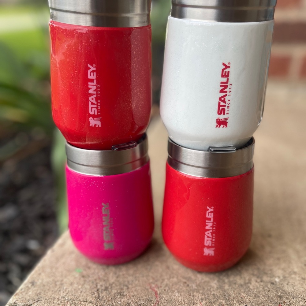 Stanley Vibrant Tumbler Collection - Red, White, Pink